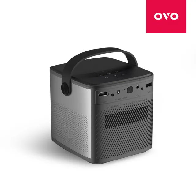 【OVO】1080P高畫質便攜智慧投影機(U8 加贈萬向腳架)+Switch OLED白色主機超值組