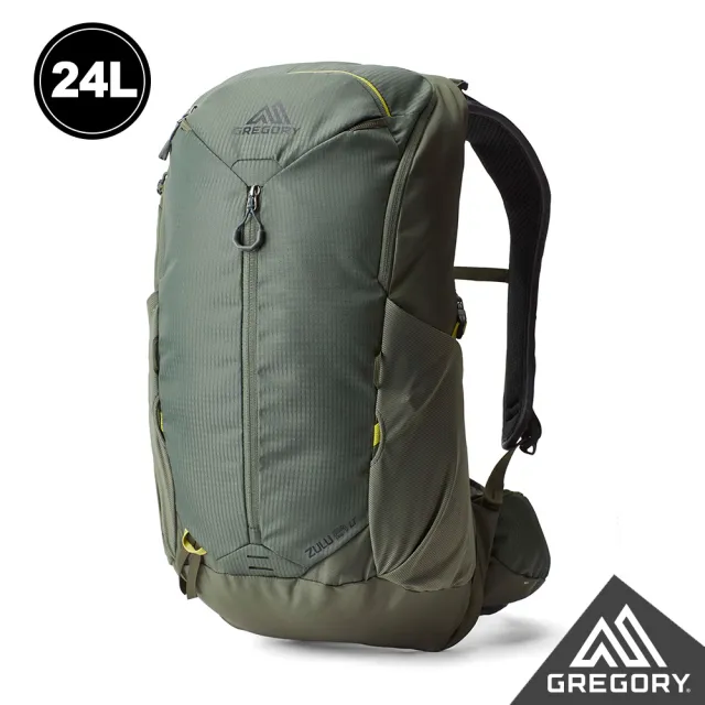 【Gregory】24L ZULU LT 多功能 背包 登山包 地平線藍  牧草綠(透氣背板 臀帶 單日登山包 健行包 水袋包)