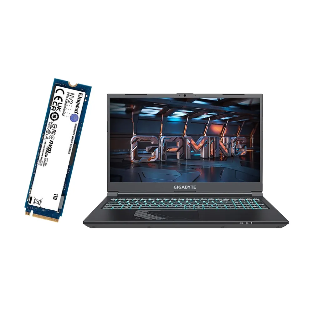 【GIGABYTE 技嘉】1TBSSD組★15吋i7 RTX4060電競筆電(G5 KF-G3TW313SH/i7-12650H/16G/512G/W11)