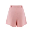 【ILEY 伊蕾】粉色針織布A字短褲(粉色；M-XL；1241596005)