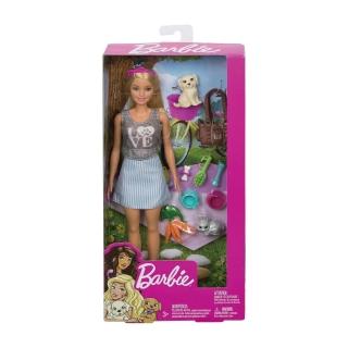【ToysRUs 玩具反斗城】Barbie芭比 可愛寵物組合(玩具 兒童 家家酒)