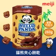 【Meiji 明治】貓熊夾心餅乾 多種口味任選(26g*10包/盒)