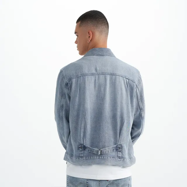 【LEVIS 官方旗艦】男款 Type1復古寬鬆版型外套 牛仔外套 人氣新品 0016W-0001