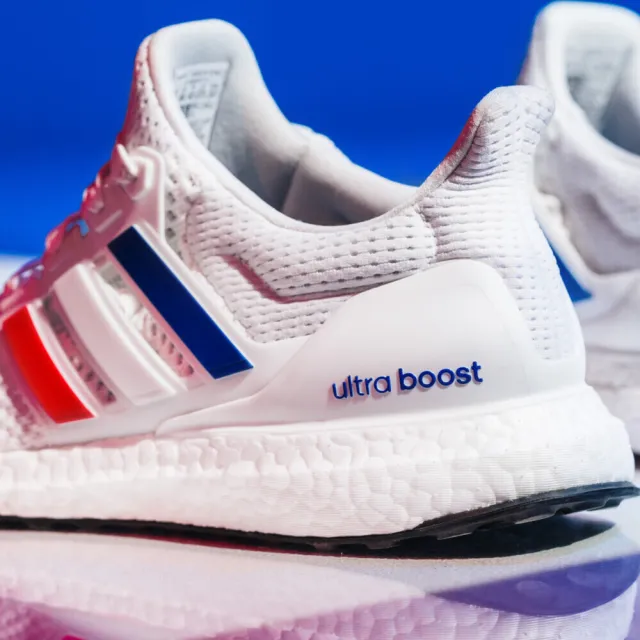 【adidas 愛迪達】Ultraboost 1.0 Taipei 男女 慢跑鞋 台北城市跑鞋 緩震 白藍紅(JS0307)