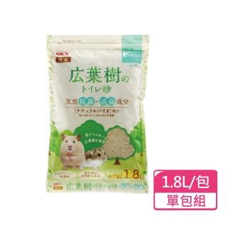 【GEX】鼠用闊葉樹紙砂 1.8L(鼠砂 紙砂 廁所砂 鼠便砂)