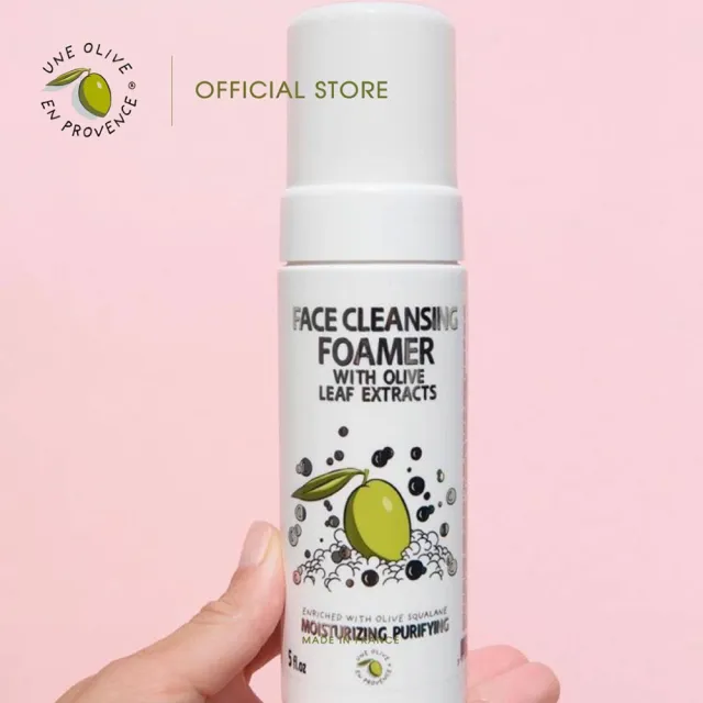 【UNE OLIVE EN PROVENCE 一顆橄欖】橄欖葉抗氧潔顏慕絲150mL(法國原裝進口)