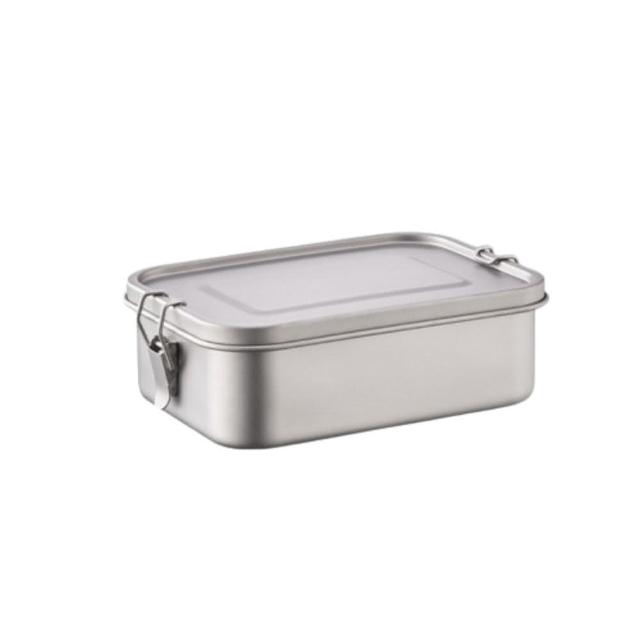純鈦飯盒 便當盒1200ml(露營餐盒 露營飯盒 野營鈦餐盒 登山純鈦碗 輕量環保 純鈦餐具 保鮮盒)