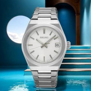 【SEIKO 精工】CS 橫紋錶盤女錶-34mm 母親節 禮物 送禮(SUR573P1/6N42-00N0S)
