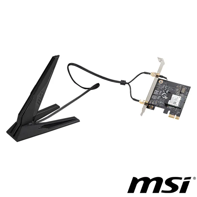 【MSI 微星】HERALD-BE NCM865 WiFi 7 三頻無線網卡(320 MHz/藍牙5.4)
