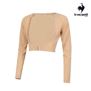 【LE COQ SPORTIF 公雞】官方直營 高爾夫系列 女款膚色輕薄涼爽素面鉤釦式內搭衣 QLT2K133