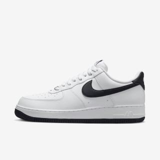 【NIKE 耐吉】Air Force 1 07 男女 休閒鞋 運動 經典 低筒 緩震 百搭 白黑(FQ4296-101)