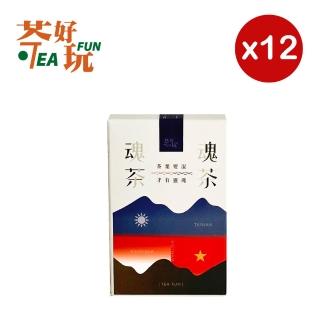 【茶好玩】藍標烏龍尊爵組 臺灣越南高山手採烏龍茶葉150gX12包(共3斤;混茶獨家表現;輕發酵;無焙火;全手採)