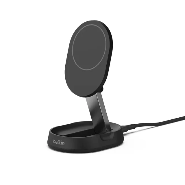 【BELKIN】WIA008 BoostCharge Pro Qi2 15W 折疊式磁性無線充電座 黑/白 2款任選(Qi2無線充)