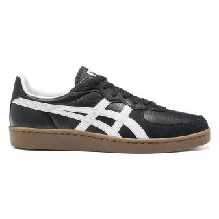 【Onitsuka Tiger】鬼塚虎 黑底白虎爪紋焦糖底 GSM 休閒鞋 (1183A353-002)