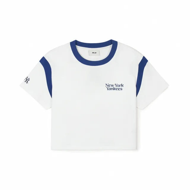 【MLB】短版T恤 Varsity系列 紅襪/洋基隊(3FTSV0343-三色任選)