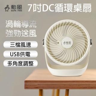 【勳風】USB插電式 7吋空氣迴圈桌扇 HFB-S0906(嬰兒風扇 循環扇 小風扇)