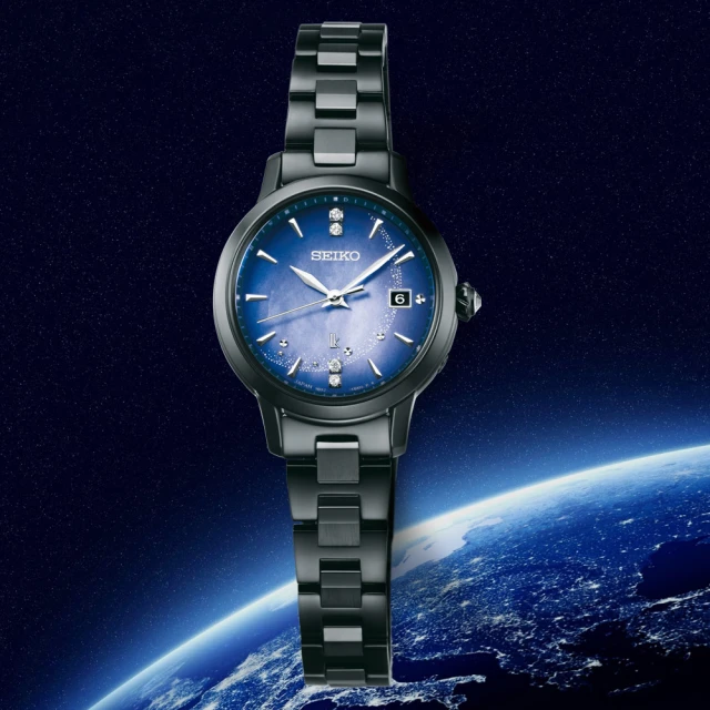 SEIKO 精工 LUKIA Earth Day 限量太陽能電波女錶-37.5mm ˍSK040(SSVW227J/1B32-0BG0SD)