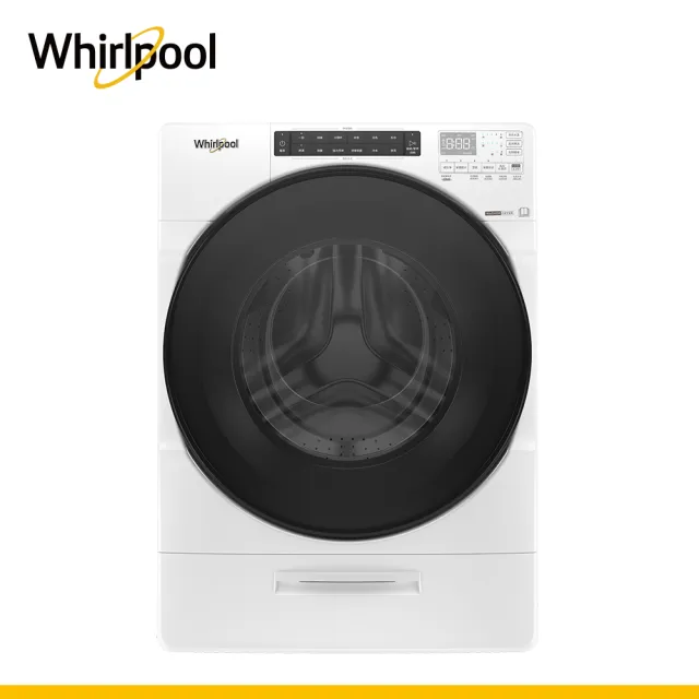 【Whirlpool 惠而浦】福利品 17公斤 Load & Go蒸氣洗脫烘變頻滾筒洗衣機(8TWFC6820LW)