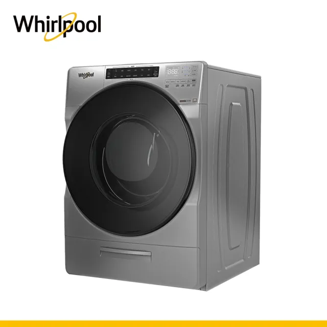 【Whirlpool 惠而浦】福利品 17公斤 Load & Go蒸氣洗脫烘變頻滾筒洗衣機(8TWFC6820LC)
