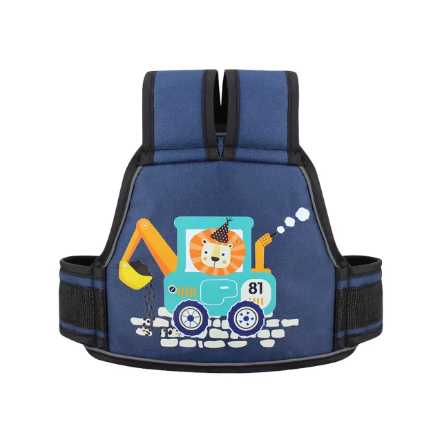 【JoyNa】兒童機車安全帶 透氣反光條(前後兩用型)