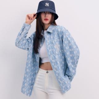 【MLB】牛仔丹寧襯衫 MONOGRAM系列 紐約洋基隊(3ADRM0341-50BLL)