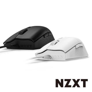 【NZXT 恩傑】NZXT美商恩傑 Lift 2 Ergo 滑鼠 黑/白(光微動/26000cpi/鐵氟龍鼠貼/8000輪詢/61g)