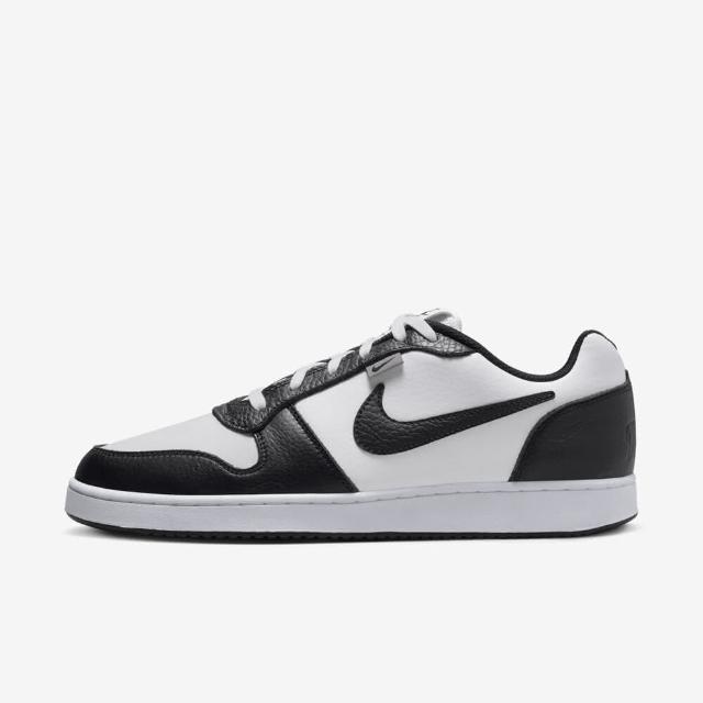 【NIKE 耐吉】Ebernon Low PREM 男 休閒鞋 運動 基本款 復古 舒適 白黑(AQ1774-102)