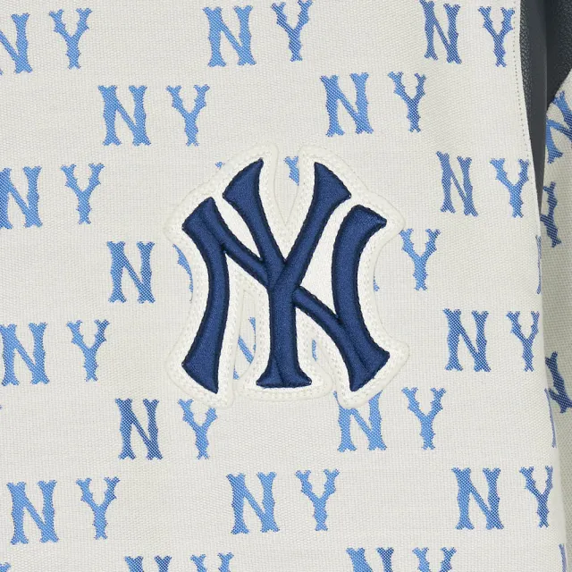 【MLB】夾克外套 棒球外套 MONOGRAM系列 紐約洋基隊(3AJPM0141-50CRS)
