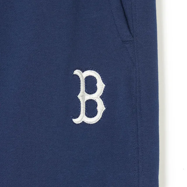 【MLB】小Logo運動褲 休閒長褲  波士頓紅襪隊(3APTB0841-43NYS)