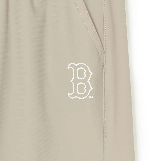 【MLB】KIDS 抗UV防曬運動短褲 童裝 波士頓紅襪隊(7ASMB0543-43CRM)