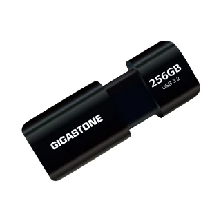 【GIGASTONE 立達】256GB USB3.1/3.2 Gen1 極簡滑蓋隨身碟 UD-3202黑(256G USB3.2高速隨身碟)