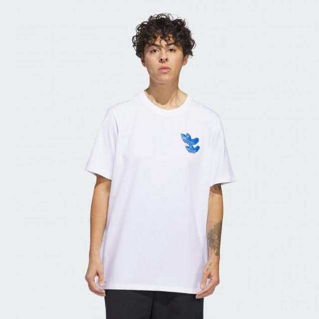 【adidas 愛迪達】短袖上衣 男款 運動 三葉草 亞規 SHMOO G SS TEE2 OR 白 IU0095