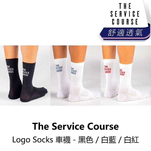 【The Service Course】Logo Socks 車襪 - 黑色/ 白/紅/ 白/藍(B1SC-LG3-XXX0XN)