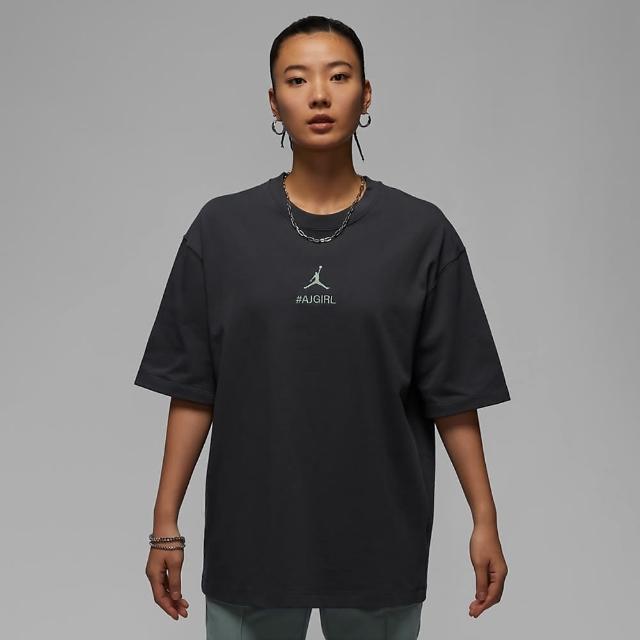 【NIKE 耐吉】AS W J AIR GIRL TEE OS GCEL 女短袖上衣 黑(HJ3963060)