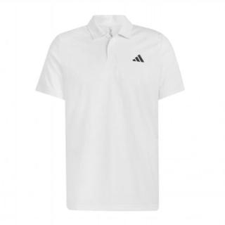 【adidas 愛迪達】上衣 男款 短袖上衣 POLO衫 運動 H.RDY POLO 白 HT7182