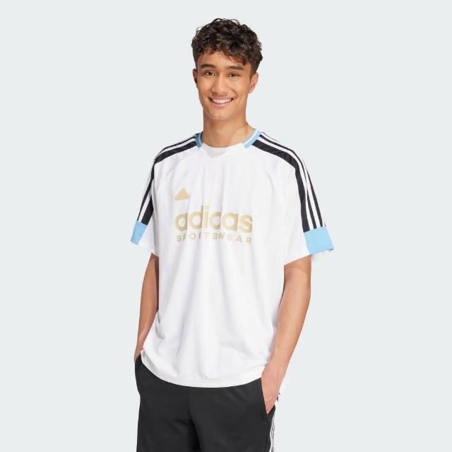 【adidas 愛迪達】上衣 男款 短袖上衣 運動 M TIRO NTPK TEE 白 IY4496