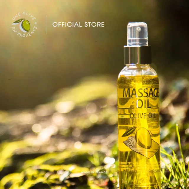 【UNE OLIVE EN PROVENCE 一顆橄欖】橄欖舒壓調理按摩油150mL(法國原裝進口)