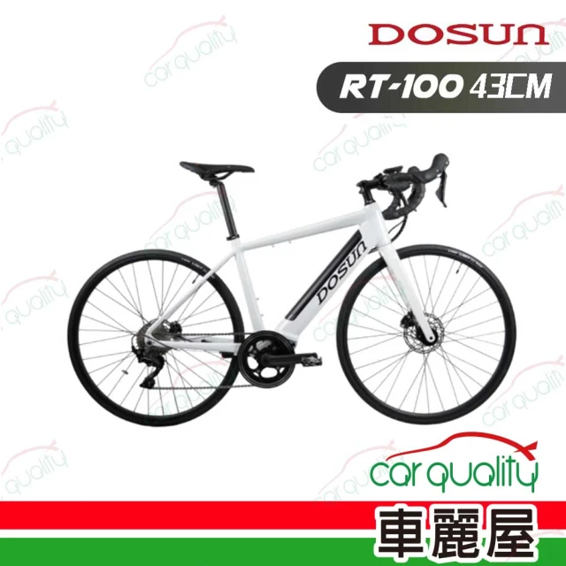 【DOSUN】電動輔助自行車 RT100 43CM 油壓碟 白(車麗屋)