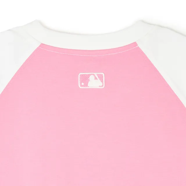 【MLB】女版長袖T恤 Varsity系列  紐約洋基隊(3FTSV1143-50IVS)