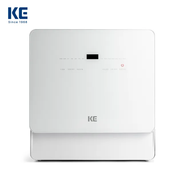 【KE嘉儀】桌上型洗碗/烘碗機 KDW-236W(自動開關門免安裝洗烘碗機、最高溫80度C、UV殺菌)