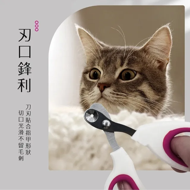 【貓老師】買一送一 貓咪安全指甲剪(寵物美容/新手專用/精準修剪)