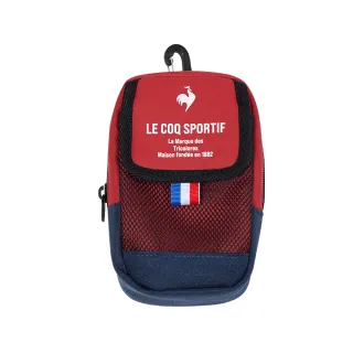 【LE COQ SPORTIF 公雞】高爾夫系列 紅色多功能隨身配件小掛包 QGT0J770