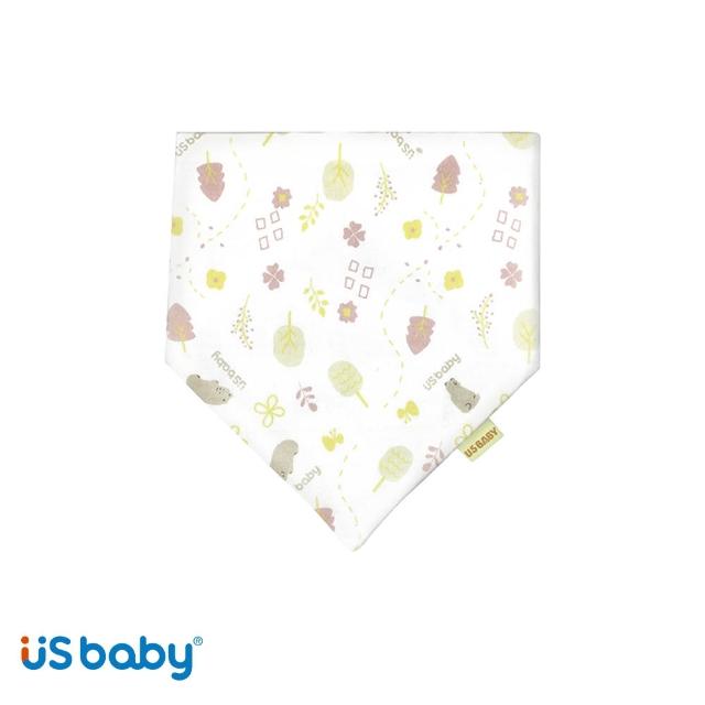 【US BABY 優生】寶寶三角圍兜(黃色款/粉色款)