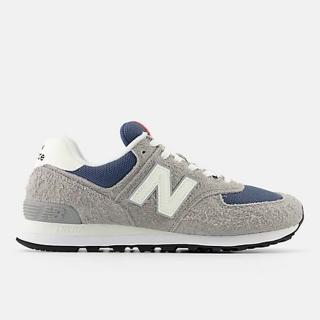 【NEW BALANCE】NB 574 復古鞋 休閒鞋 復古鞋 運動鞋 經典款 麂皮 男鞋 女鞋 灰色(U574GWH-D)