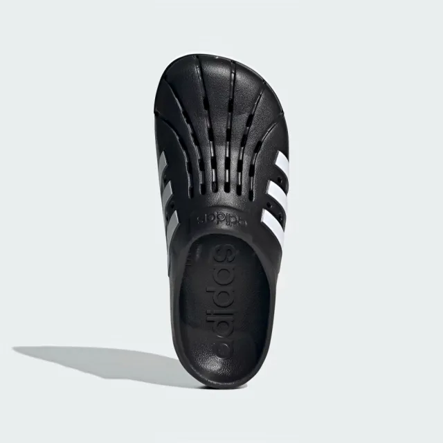 【adidas 愛迪達】拖鞋 男鞋 女鞋 運動 ADILETTE CLOG 黑 GZ5886