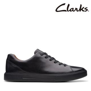 【Clarks】男鞋 Un Costa Lace 全皮面板鞋風潮綁帶休閒鞋(CLM44904C)