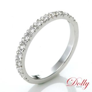 【DOLLY】0.30克拉 F/VS2 18K金鑽石戒指(情人節 交換禮物首選)