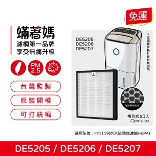 【著媽】複合式濾網(適用 PHILIPS 飛利浦 DE5205 DE5206 DE5207 清淨除濕機)