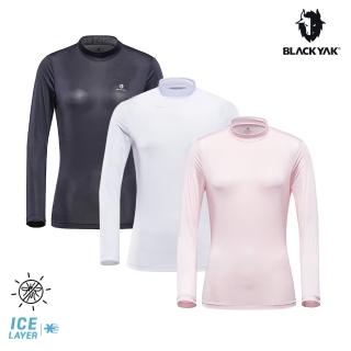 【BLACK YAK】女 ICE GUARD小高領長袖上衣[三色可選]BYDB1WC701(春夏 底層衣 小高領 涼感 防蚊 女款)
