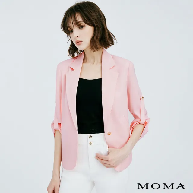 【MOMA】淡雅修身西裝外套(兩色)
